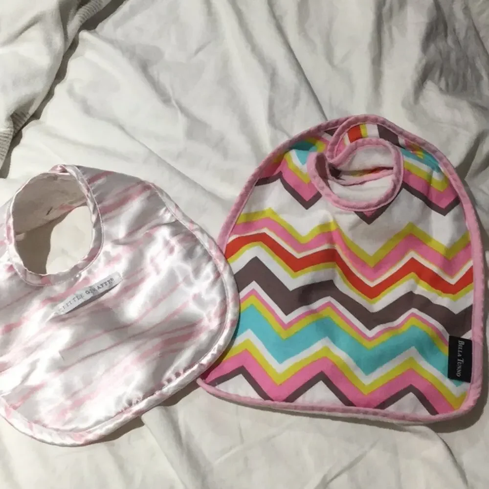 Fancy girl bibs little giraffe & Bella tunno euc